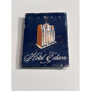 Hotel Edison Rum House Matchbook Empty Vintage 70s New York